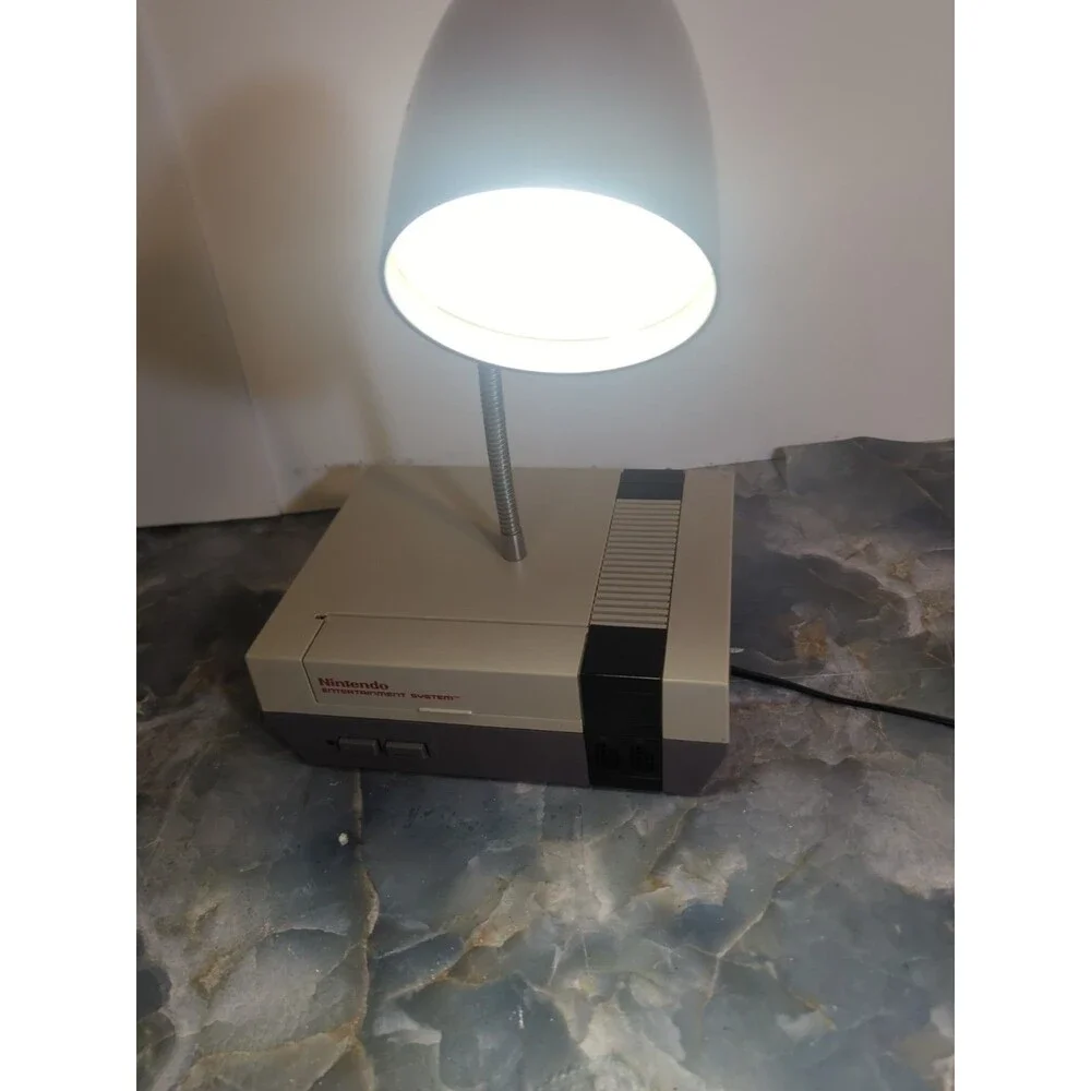 Super Mario Brothers Style Custom Desk Lamp Nintendo NES